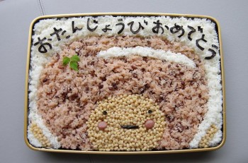 あずきさんキャラ弁!