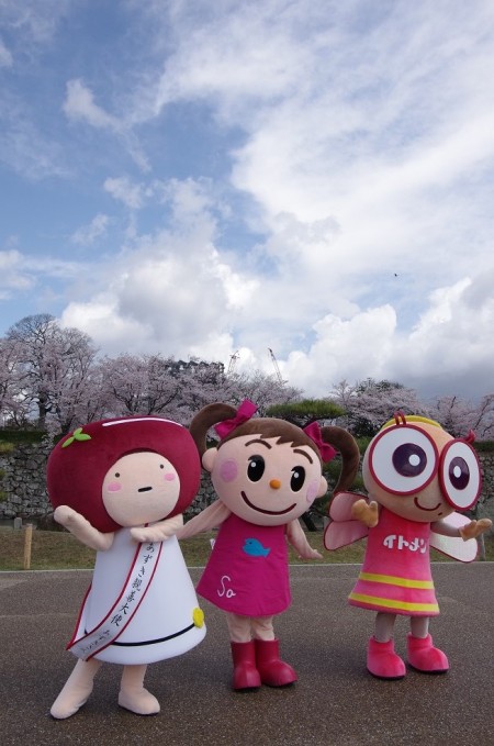 3人でポーズ